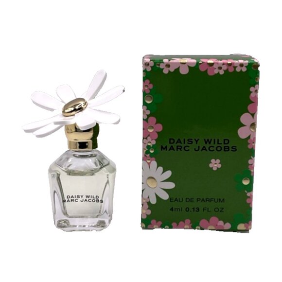 Marc Jacobs Vanity Case Red and Pink Checkered Bag Daisy Wild Perfume 4ml EDP - Picture 4 of 12